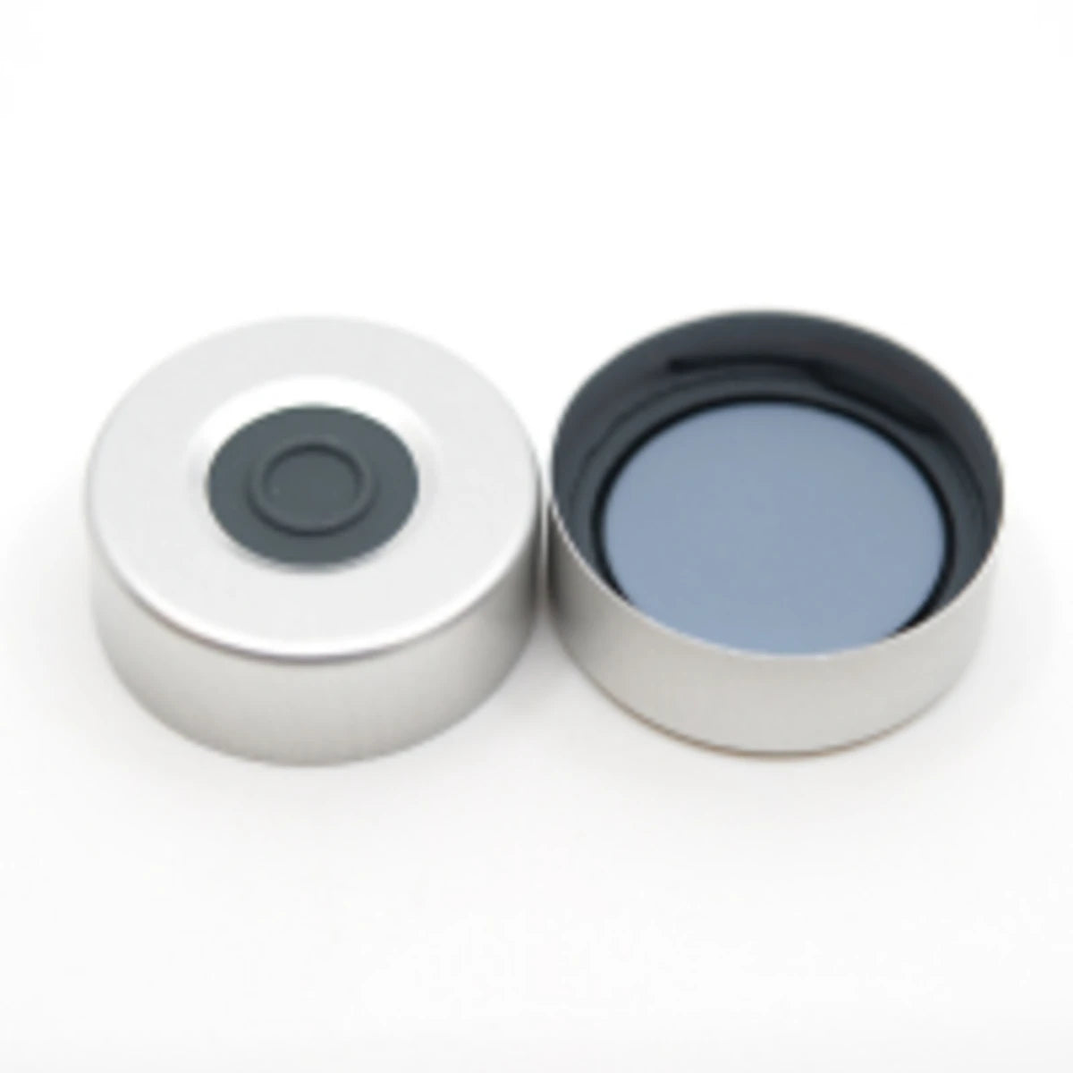 Cap, 20mm aluminium, crimp, 3mm pharma FIX Septa (PTFE/Butyl)