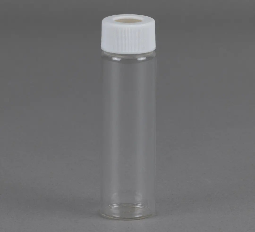 Vial transparente 40mL, con tapa y septa, 100 piezas