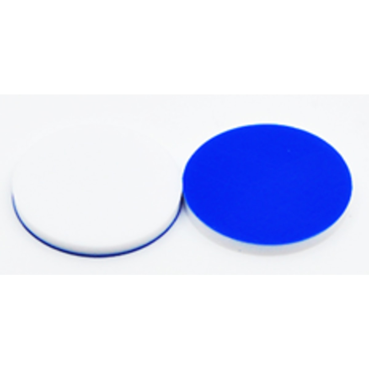 Septa, blue PTFE/white Silicone septa 8.5*1mm temperature resistant -60°C-200°C
