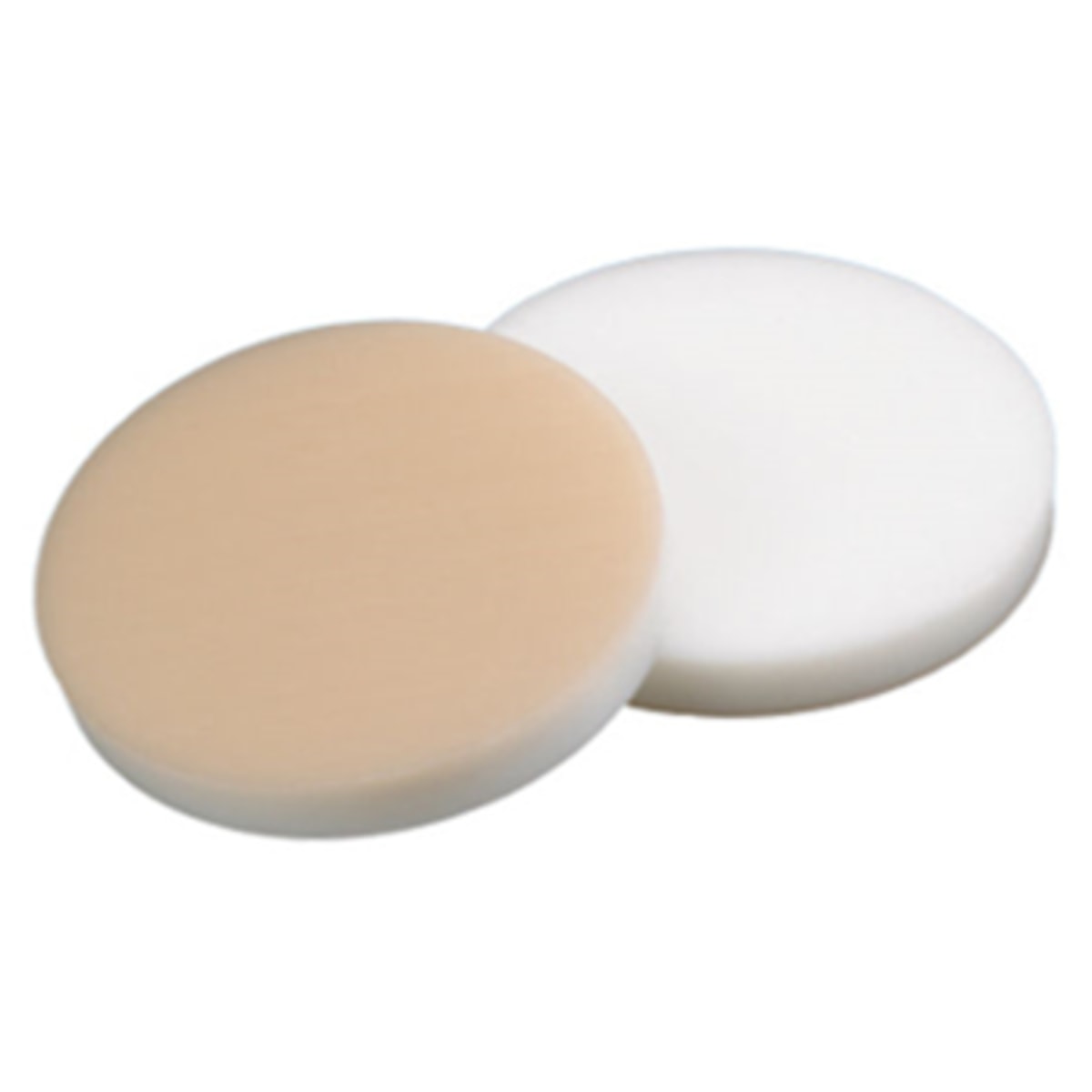 Septa, 24mm .100" PTFE/ SILICONE Septa.                                                Marca: Chrom Tech.